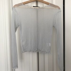 Brandy Melville sheer top
